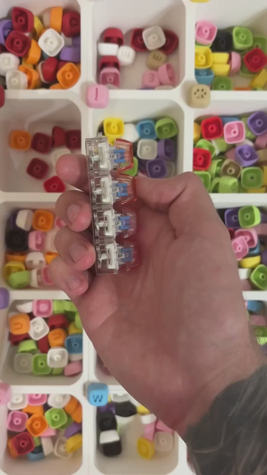 Happy Keychain - LED Fidget